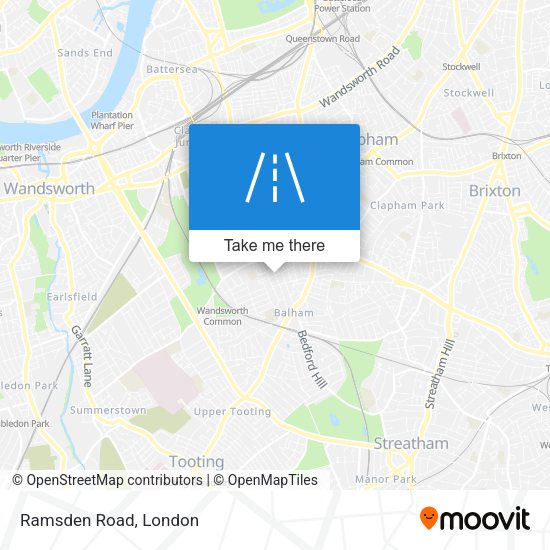 Ramsden Road map