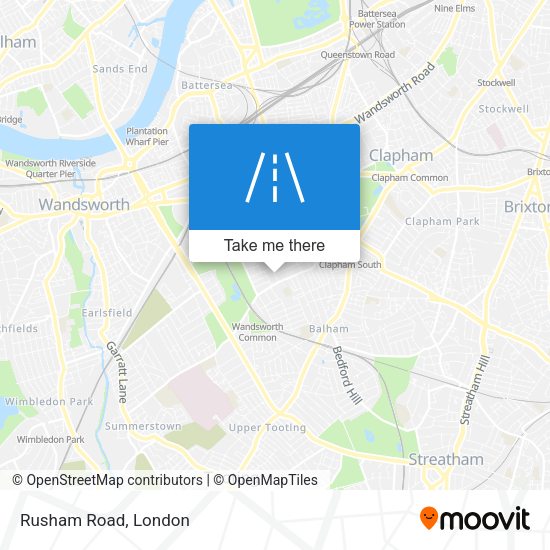 Rusham Road map