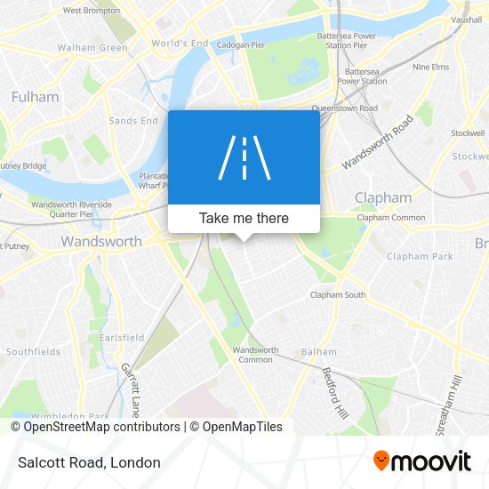 Salcott Road map