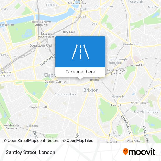 Santley Street map