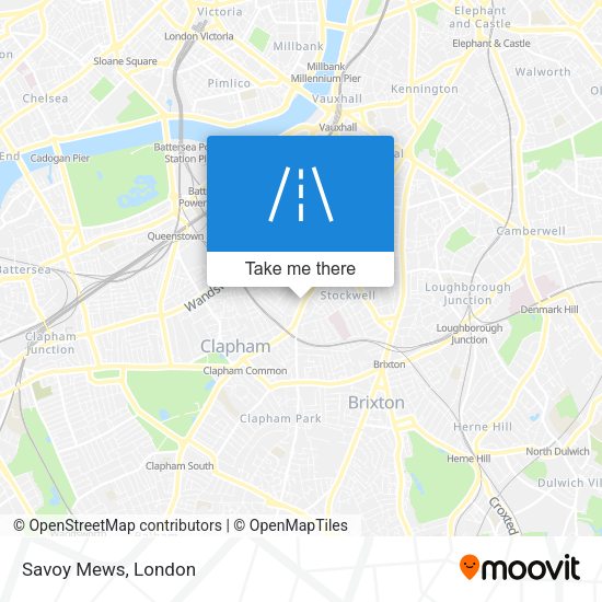Savoy Mews map