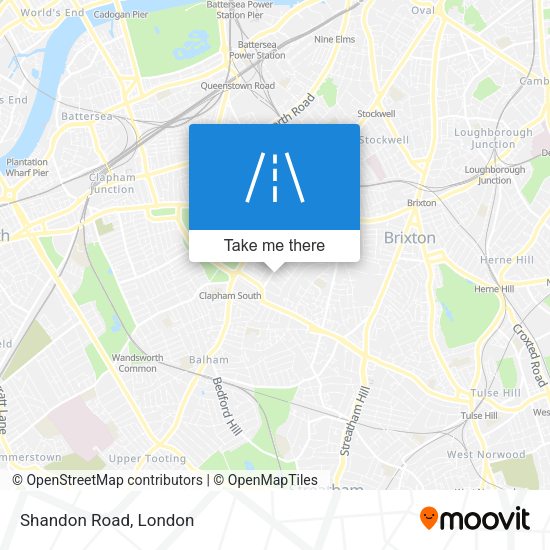 Shandon Road map