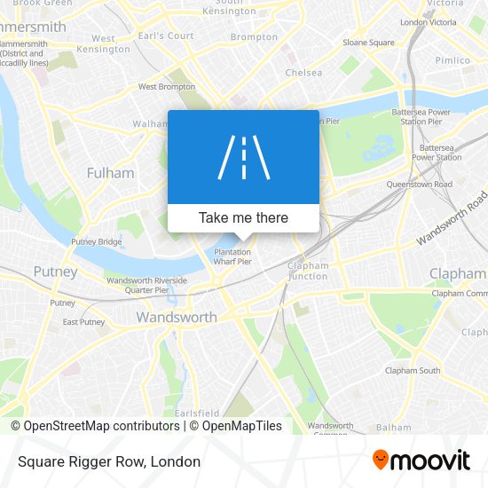 Square Rigger Row map
