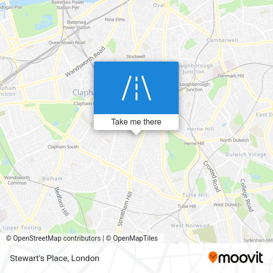 Stewart's Place map