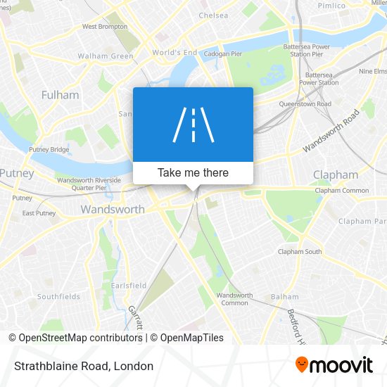 Strathblaine Road map