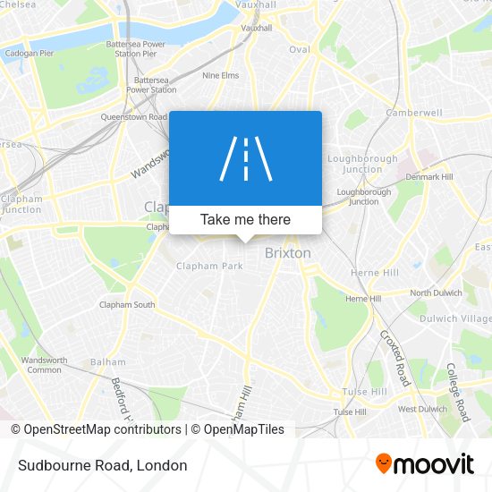 Sudbourne Road map