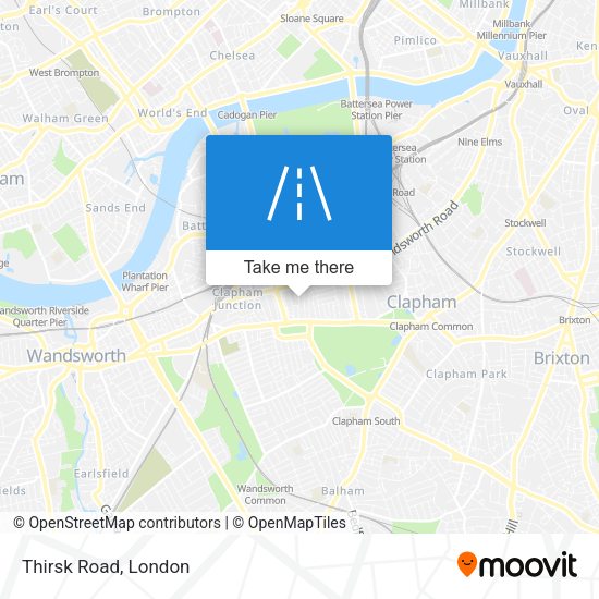 Thirsk Road map