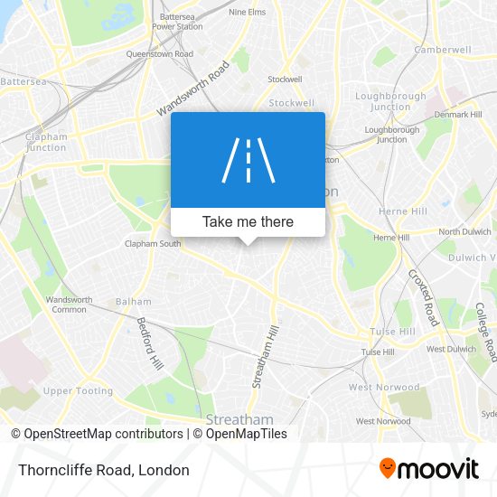 Thorncliffe Road map