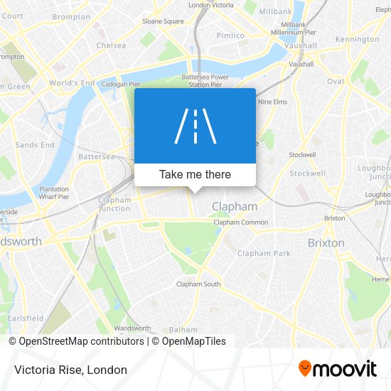 Victoria Rise map
