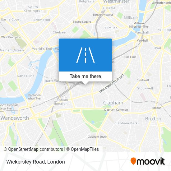 Wickersley Road map