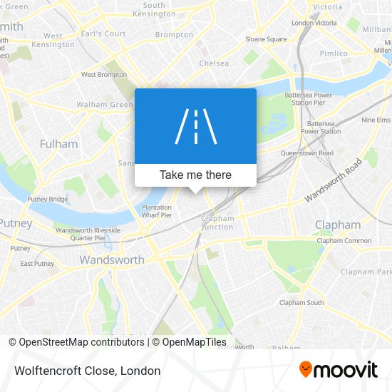 Wolftencroft Close map