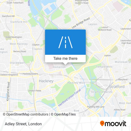 Adley Street map