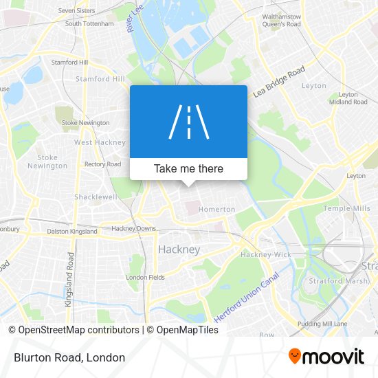 Blurton Road map