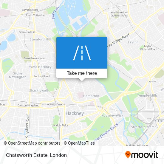 Chatsworth Estate map