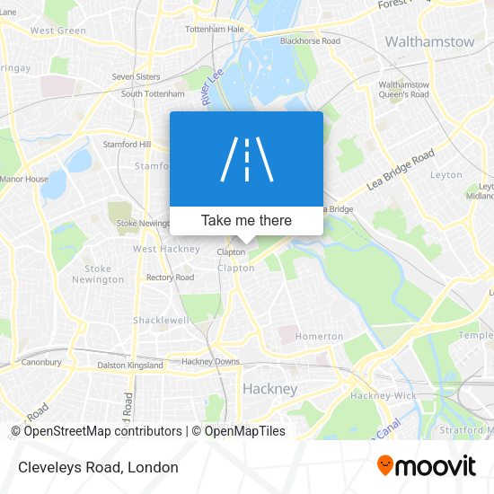 Cleveleys Road map