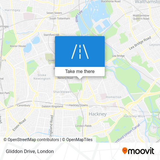 Gliddon Drive map