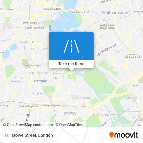 Hillstowe Street map