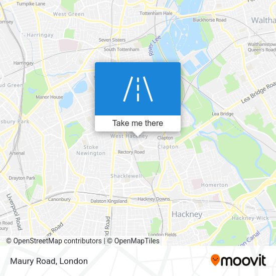 Maury Road map