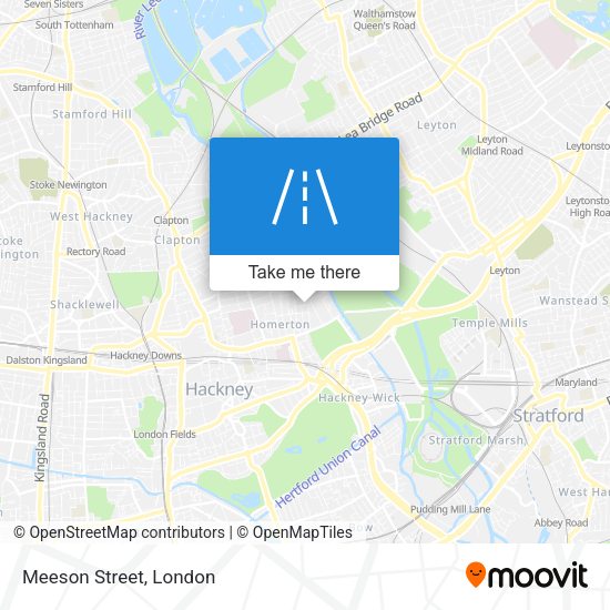 Meeson Street map