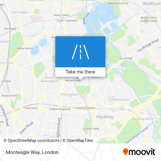 Monteagle Way map