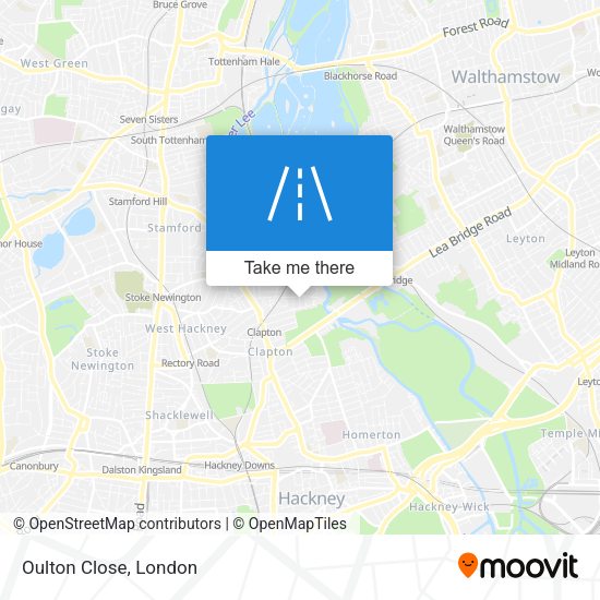 Oulton Close map