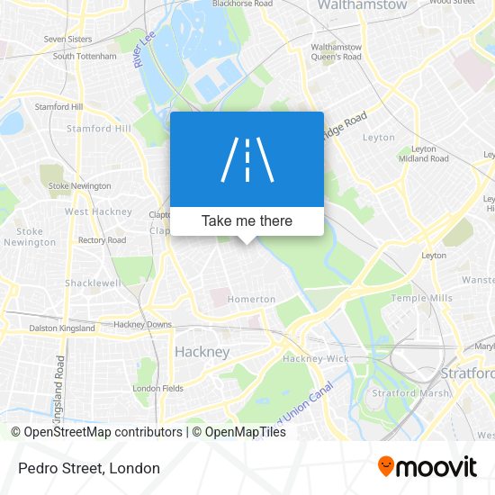 Pedro Street map