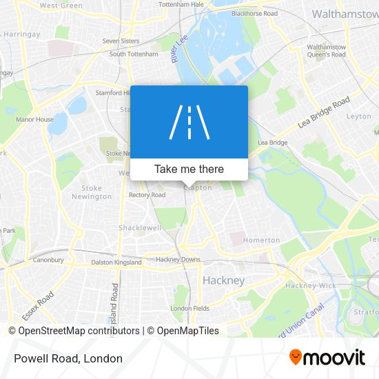 Powell Road map