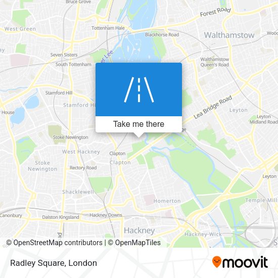 Radley Square map