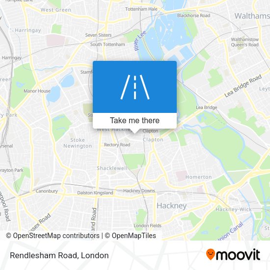 Rendlesham Road map