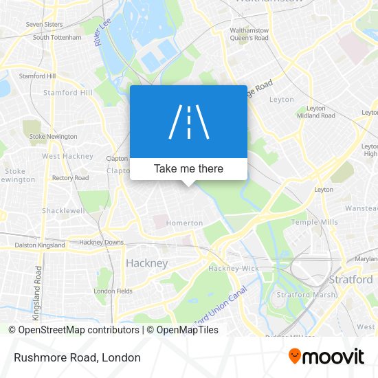 Rushmore Road map