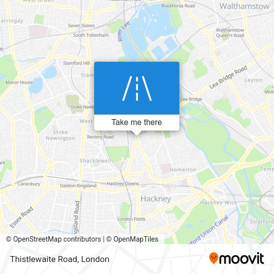 Thistlewaite Road map