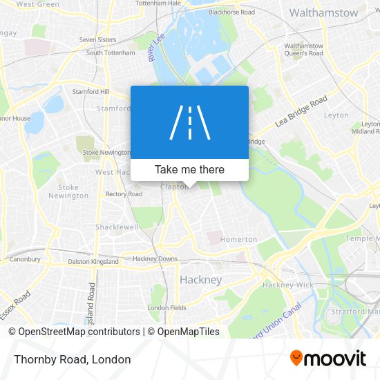 Thornby Road map