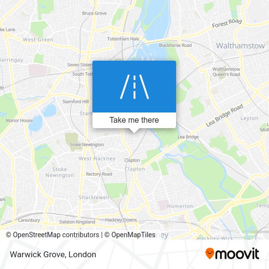 Warwick Grove map