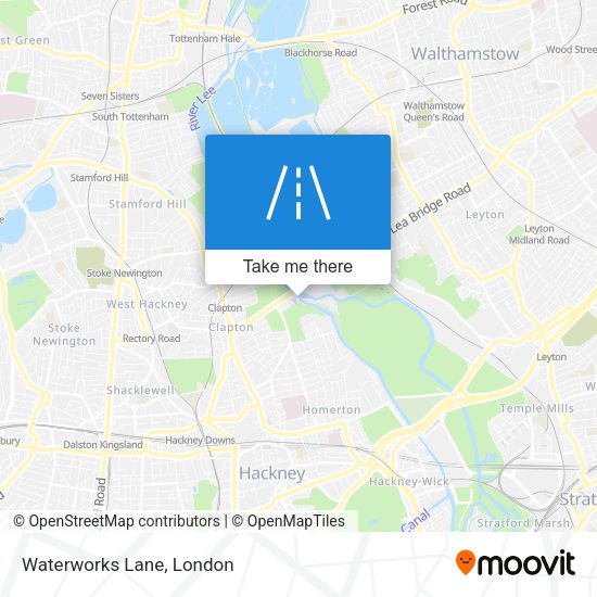 Waterworks Lane map