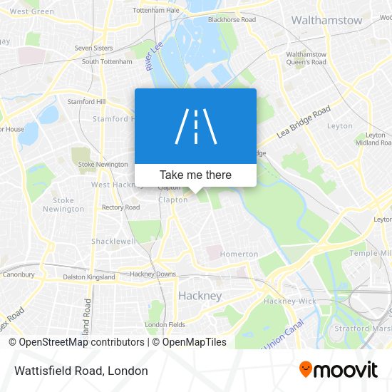 Wattisfield Road map