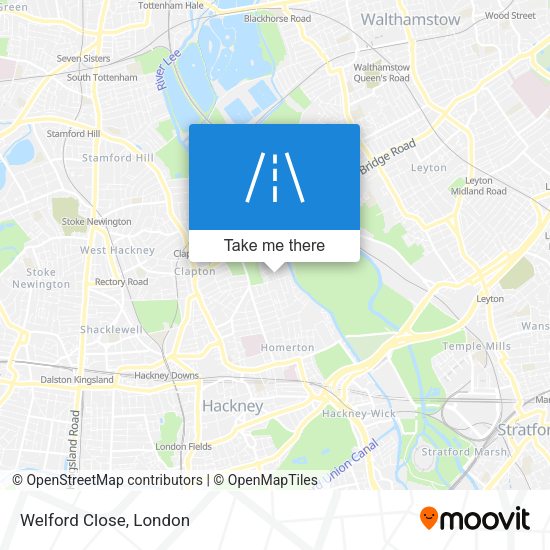 Welford Close map