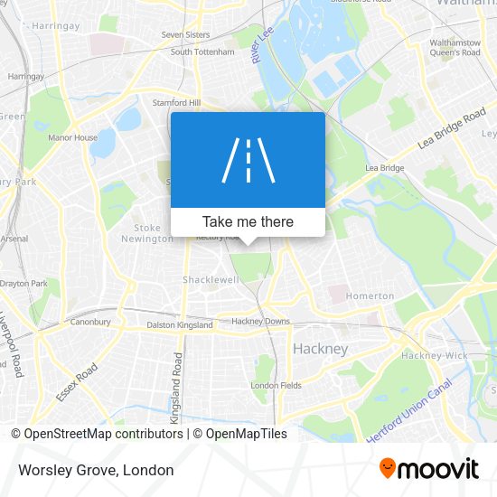 Worsley Grove map