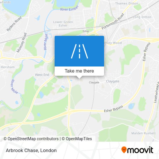 Arbrook Chase map