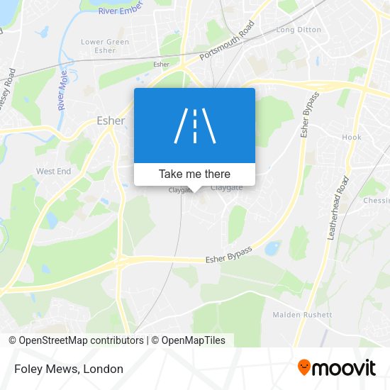Foley Mews map