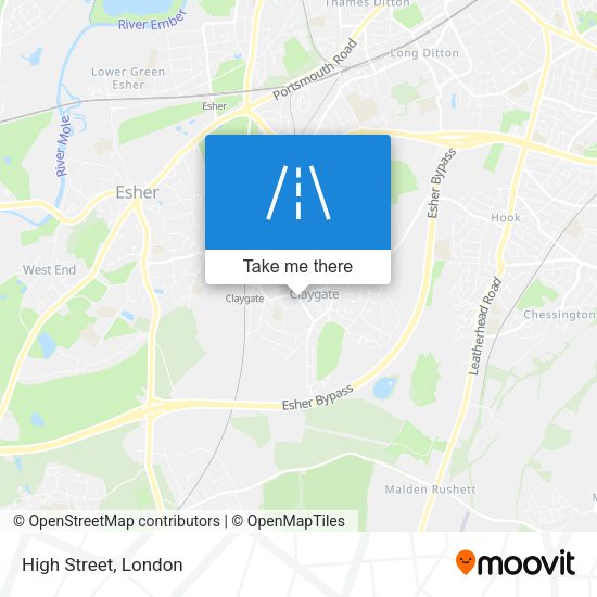 High Street map