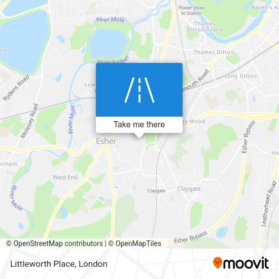 Littleworth Place map