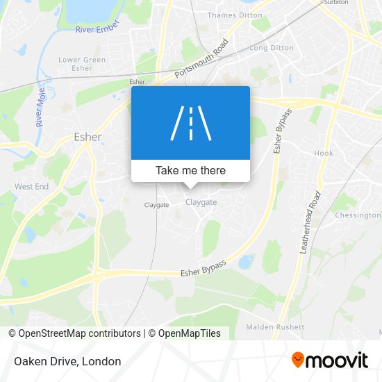 Oaken Drive map
