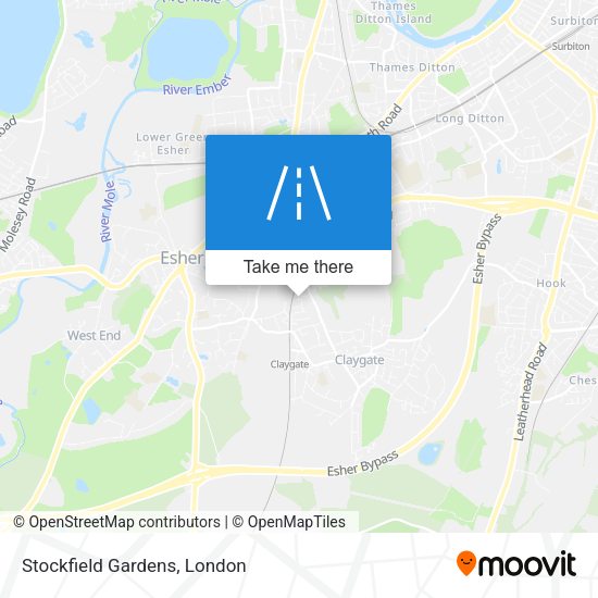Stockfield Gardens map