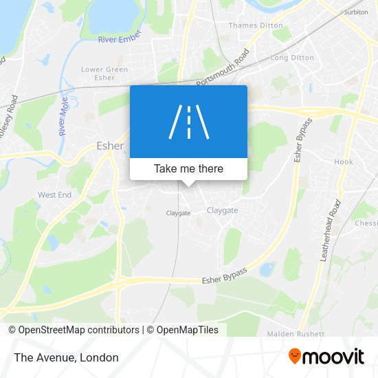 The Avenue map