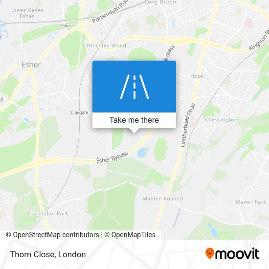 Thorn Close map