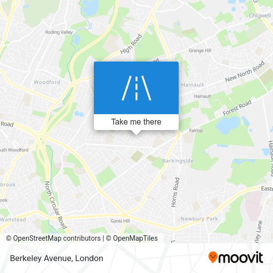 Berkeley Avenue map