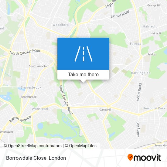 Borrowdale Close map