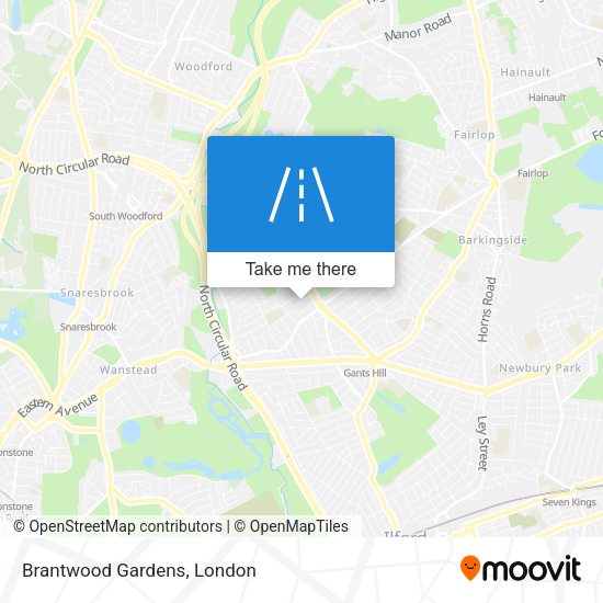 Brantwood Gardens map