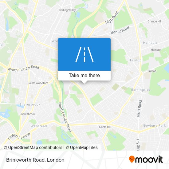 Brinkworth Road map