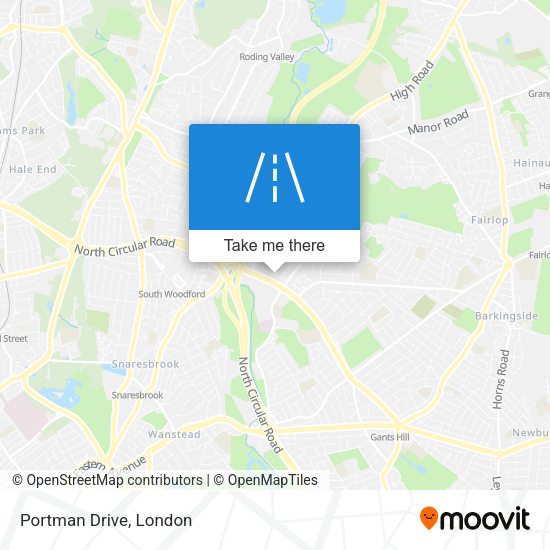 Portman Drive map